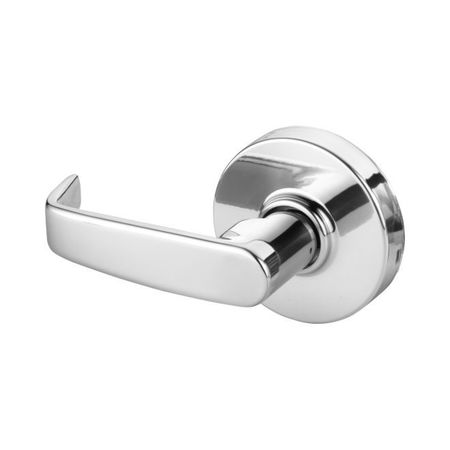 SARGENT 7U93LL26 Half Dummy Pull Cylindrical Lock Grade 2 with L Lever and L Rose Bright Chrome 7U93LL26